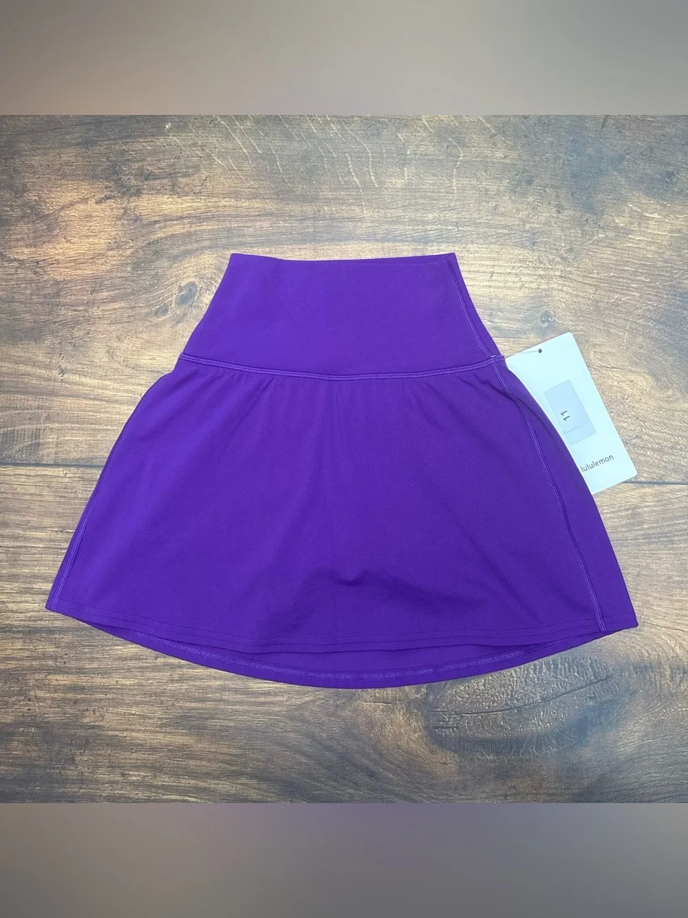 NWT Lululemon Align High Rise Skirt Skort In College Purple Size 0 - Picture 2 of 8